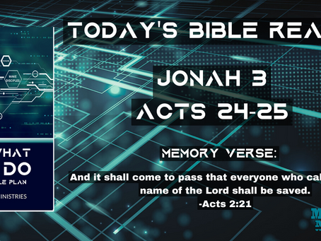 May 29 Bible Reading Plan 