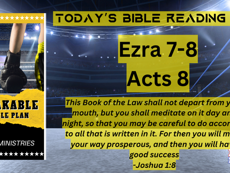 May 8 Bible Reading Plan