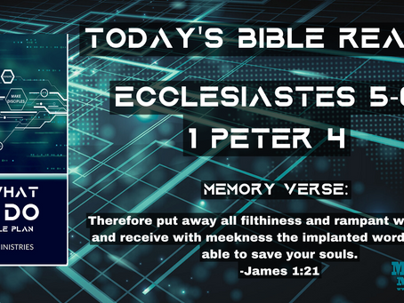 September 6 Bible Plan 