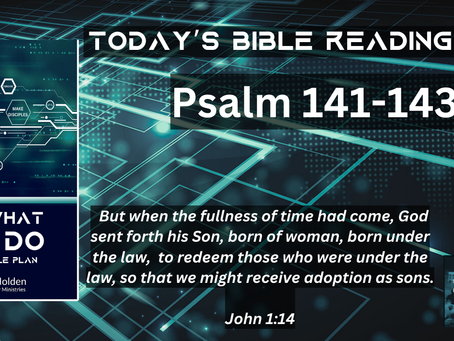 December 8 Bible Reading Plan 