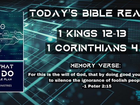  August 8 Bible Reading Plan 