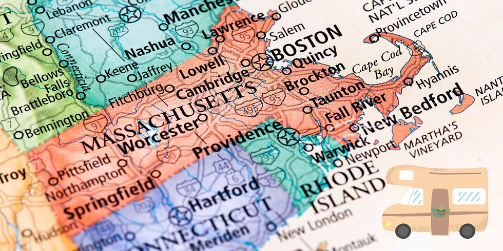 Map of New England