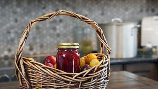 a rich, vibrant fruit spread made from ripe plums, with a delicious balance of natural sweetness and tartness.