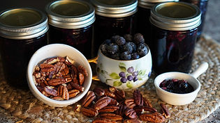 combines the juicy sweetness of blueberries with the rich, buttery flavor and satisfying crunch of pecans.