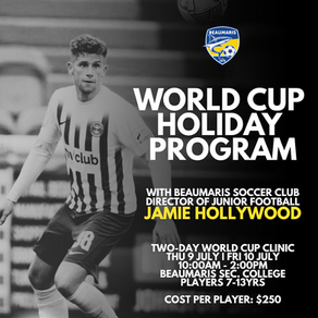 World Cup holiday program with Jamie Hollywood