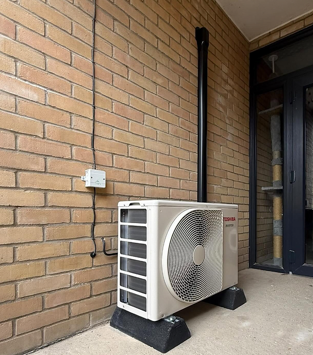 Toshiba Shorai Curve air conditioning external unit
