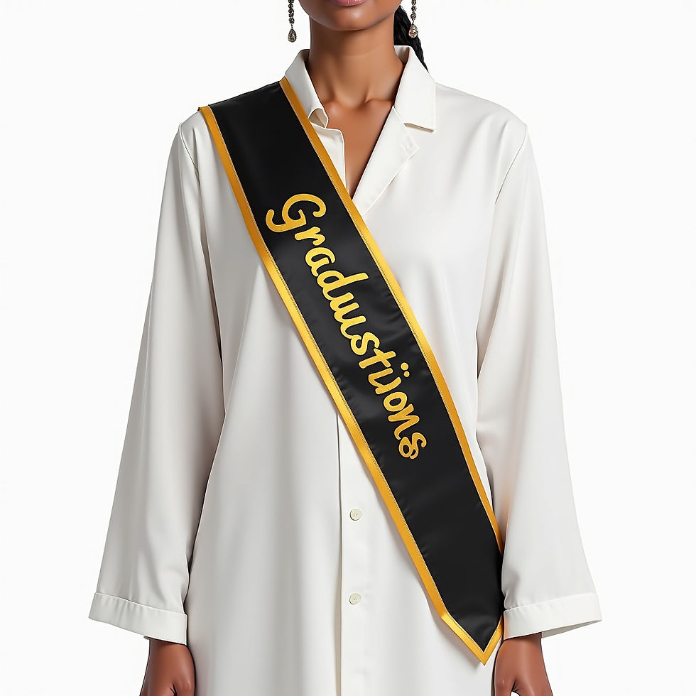 Graduation Celebration Sash