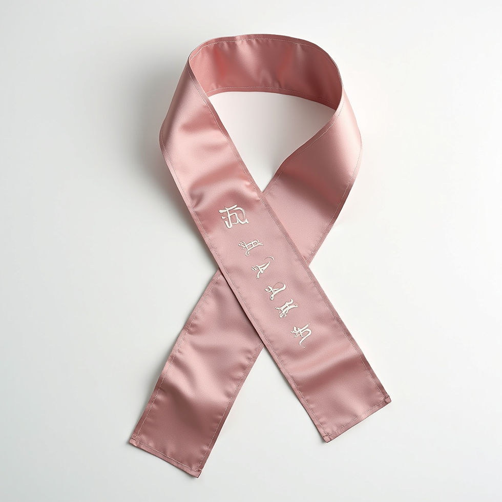 Elegant Pageant Sash