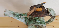 Quirky teapot with toast lid £100