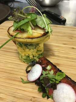 Mango, Avocado, Crab Timble, Grilled Wat