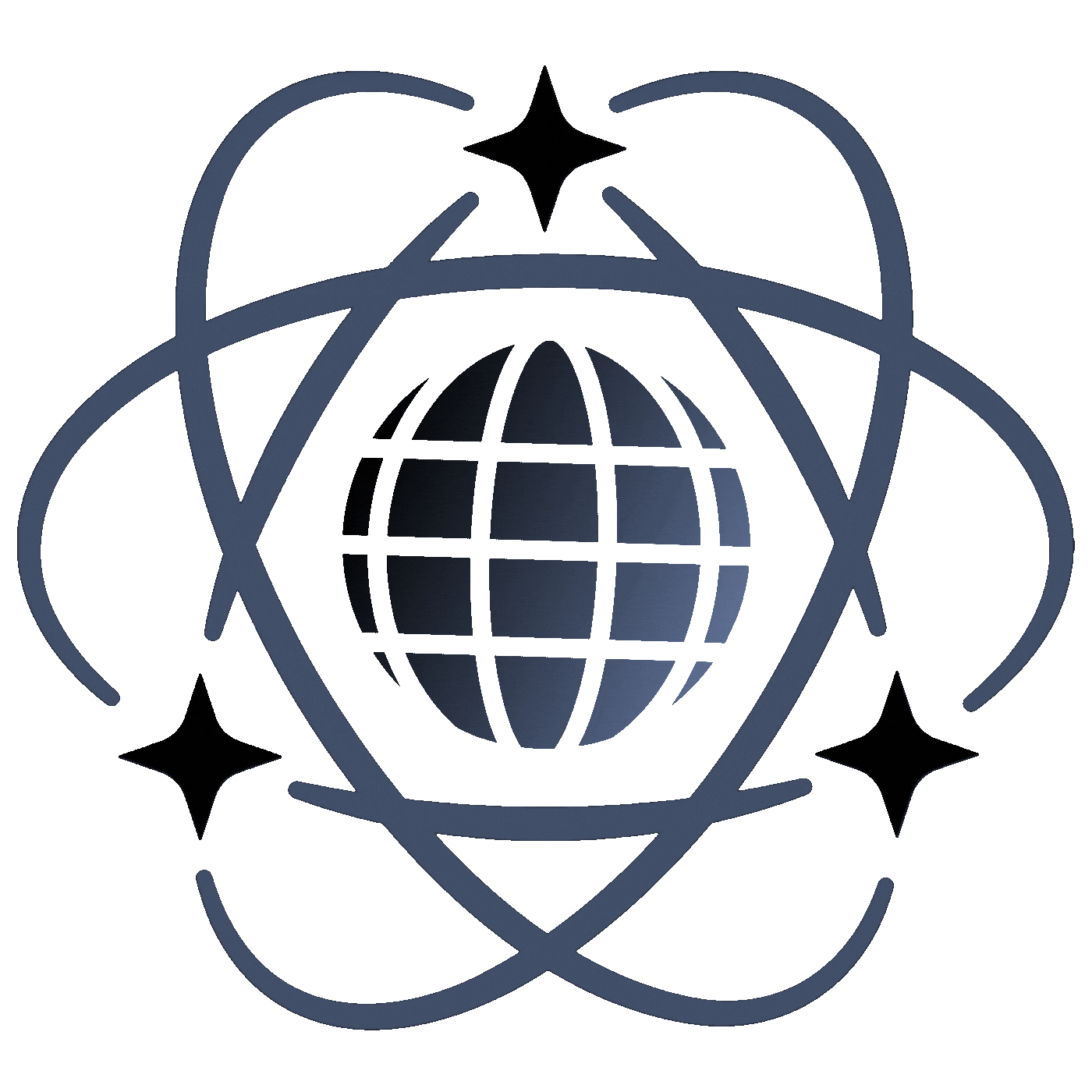 Geostella Logo - Orbit rotating PNG