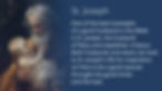 Text about St. Joseph as a model husband appears on the right on a blue background.