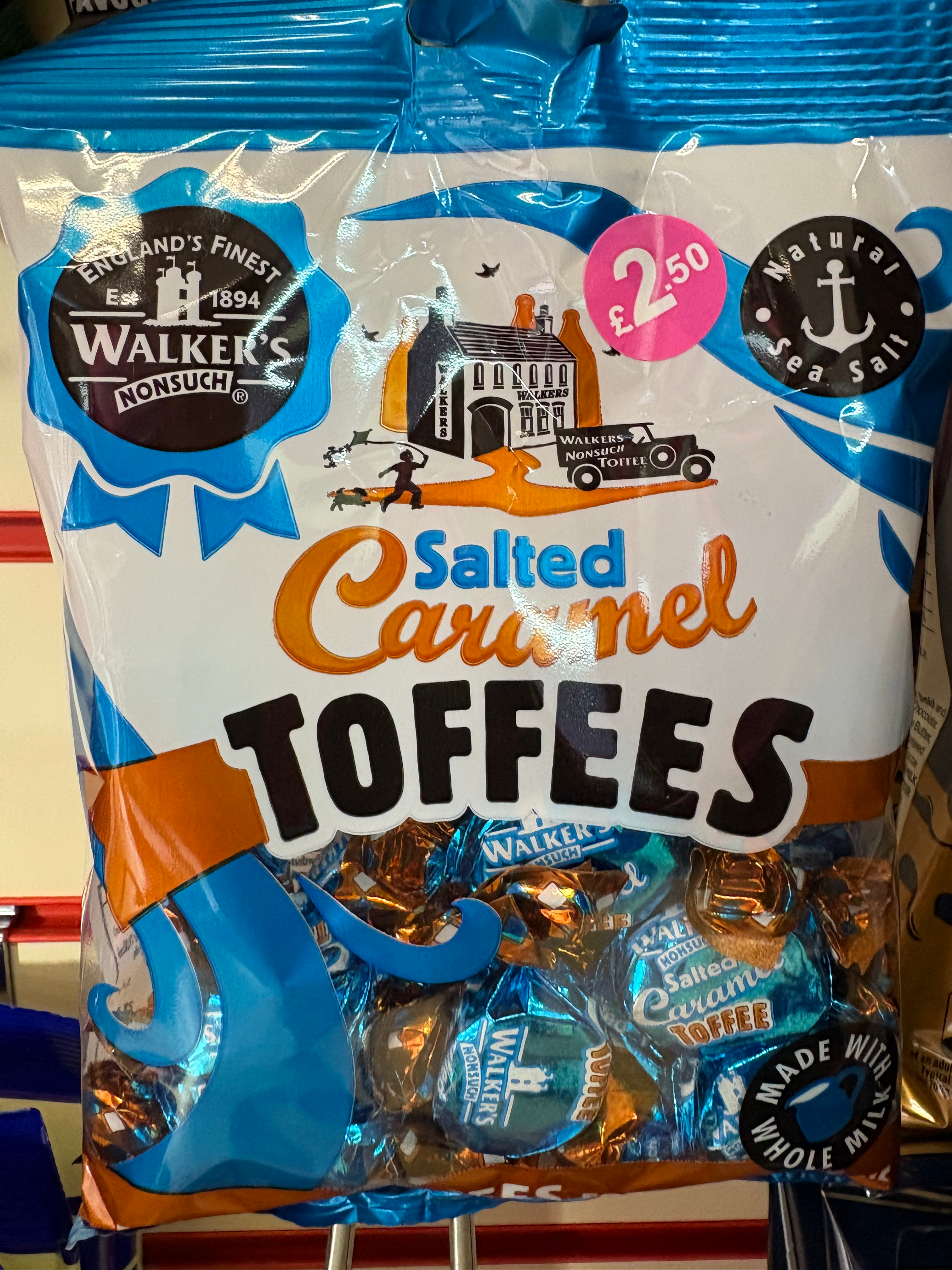 Walkers Salted Caramel Toffee