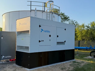 230 kW diesel generator installation Kingsville