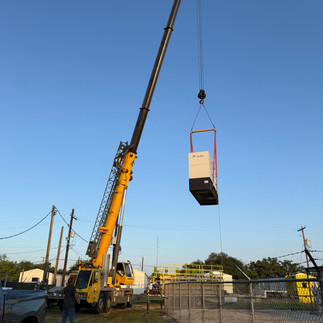 230 kW diesel generator installed by D&J Utility Services at a Kingsville wet well.