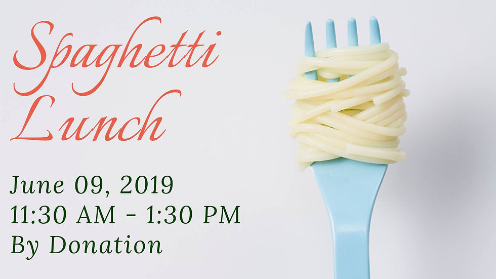 Spaghetti Lunch