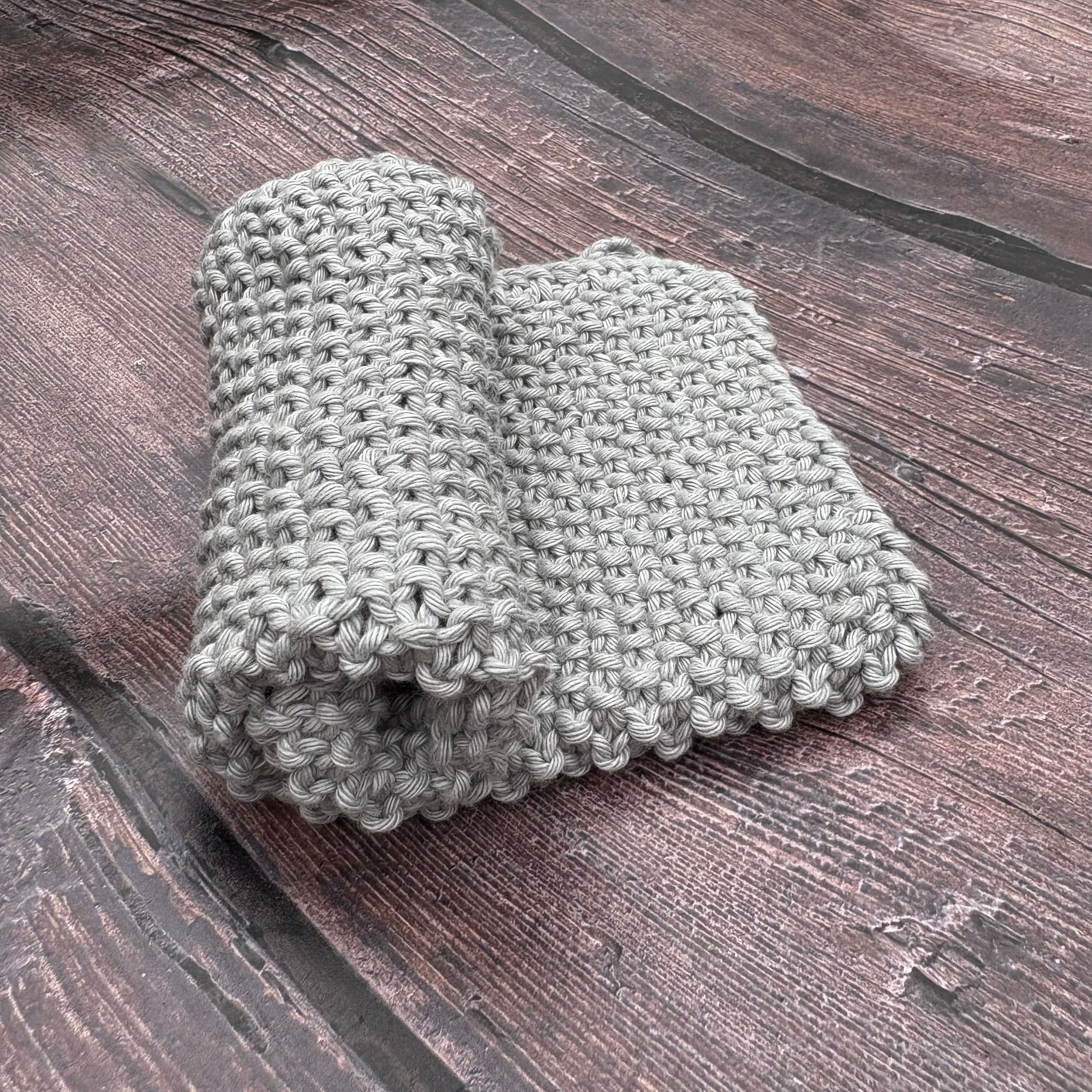 Hand Made Wash Cloth -Fog