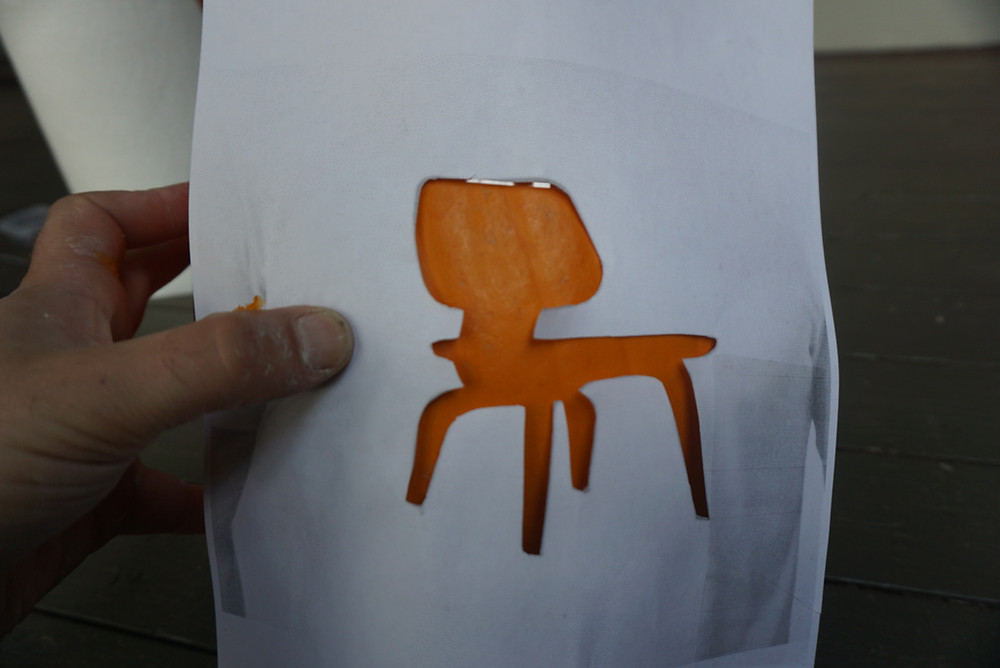eames pumpkin stencil