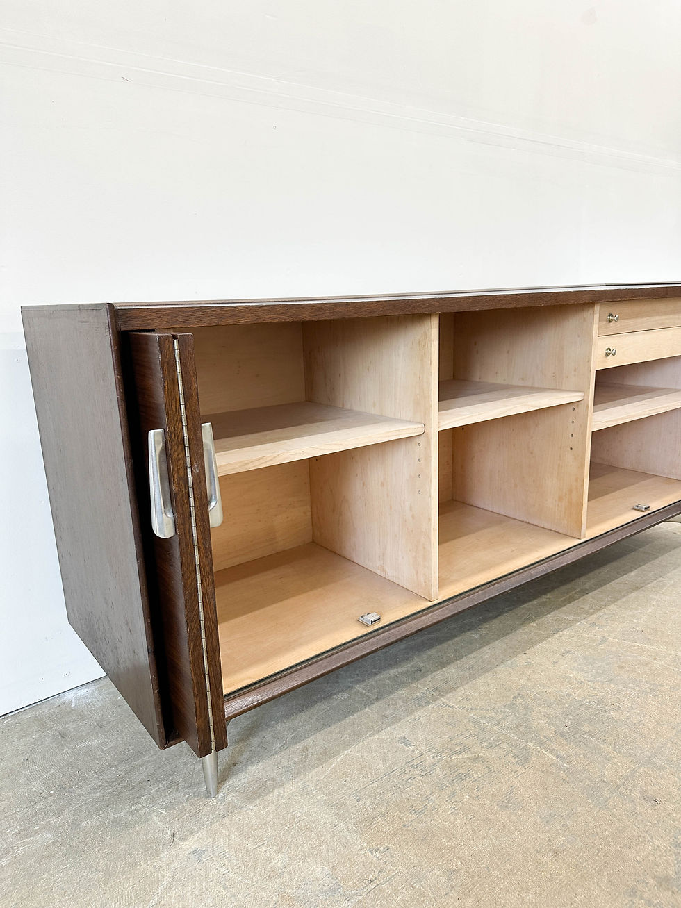 Thumbnail: Rare Charak Modern Sideboard by Donald Deskey