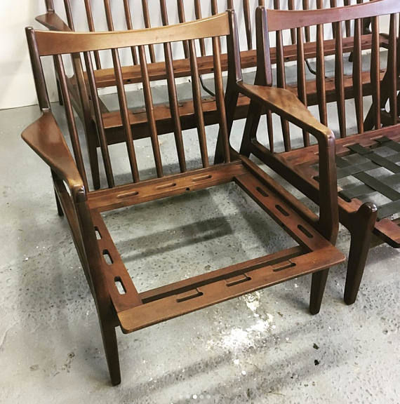 Thumbnail: danish lounge chair, danish sofa, kofod larsen, selig