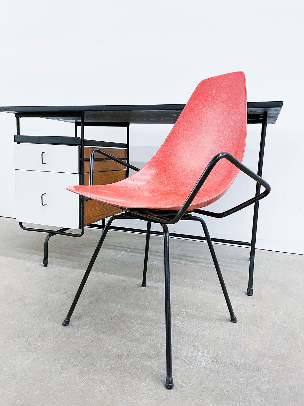 Thumbnail: Rare Mel Abitz Desk and Swivel Chair for Scope Inc.