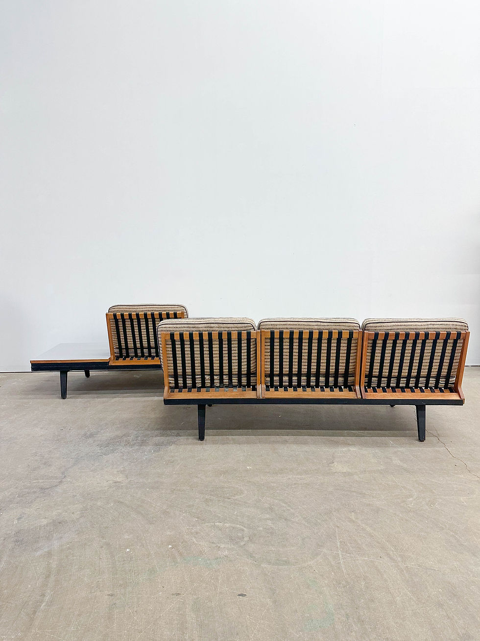Thumbnail: Pair of George Nelson Modular Folding Sofas