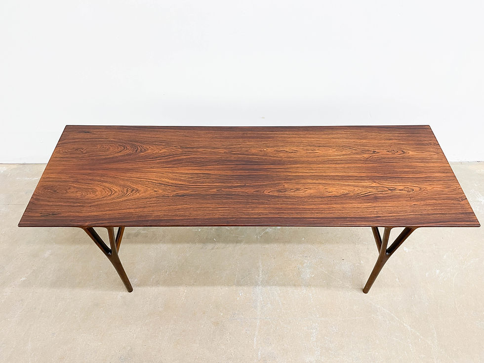 Thumbnail: Rosewood Coffee Table by Helge Vestergaard Jensen