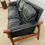 Thumbnail: Danish teak and leather sofa by Illum Wikkelso