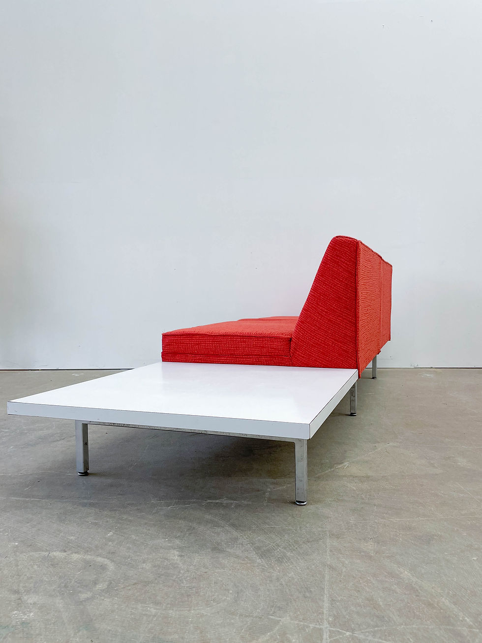 Thumbnail: George Nelson Modular Sofa with table