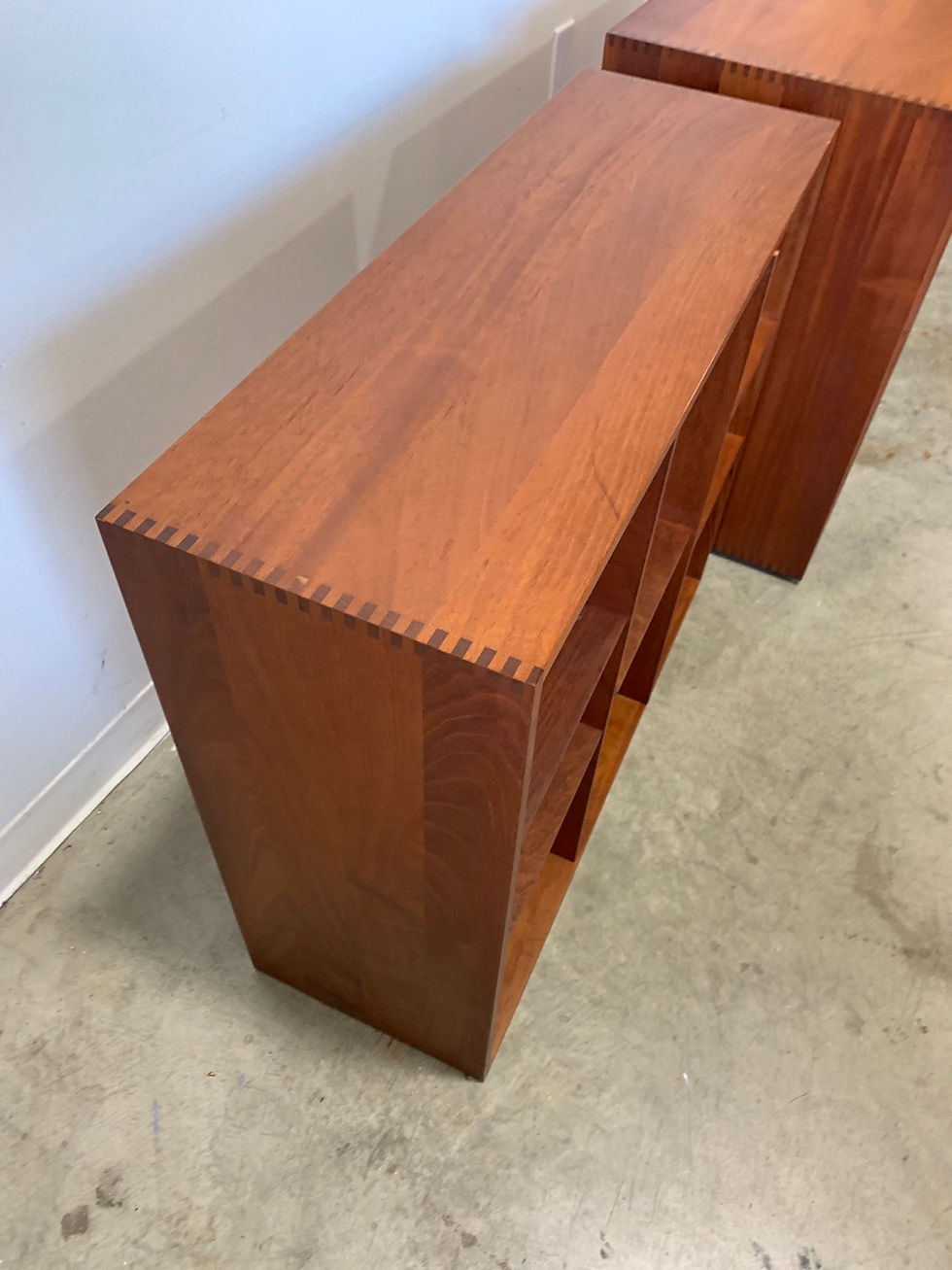 Thumbnail: Hvidt & Molgaard modular bookcase and record player hutch