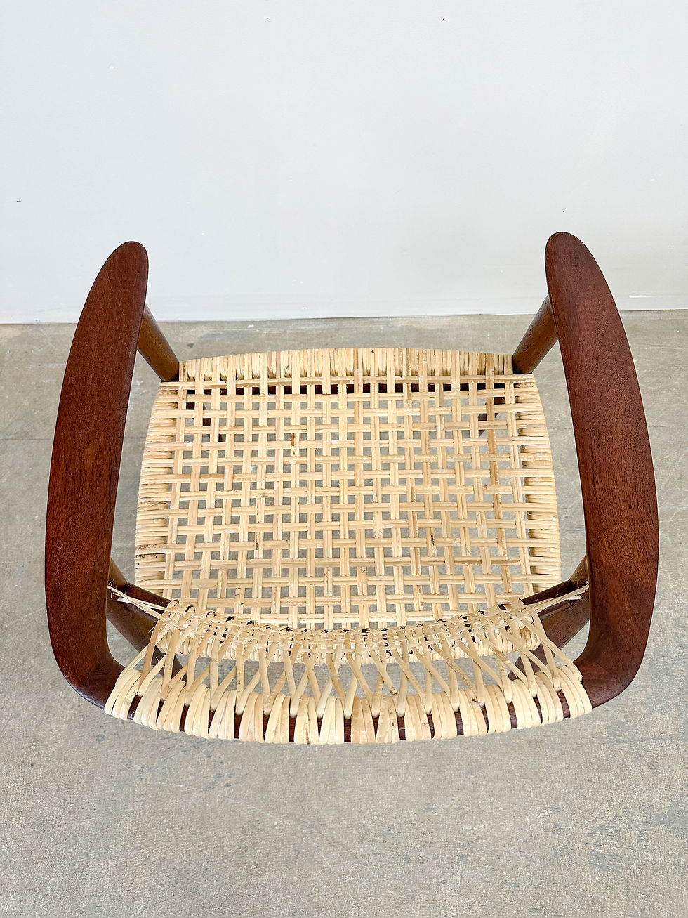 Thumbnail: Rastad and Relling Teak and Cane Bambi Chairs