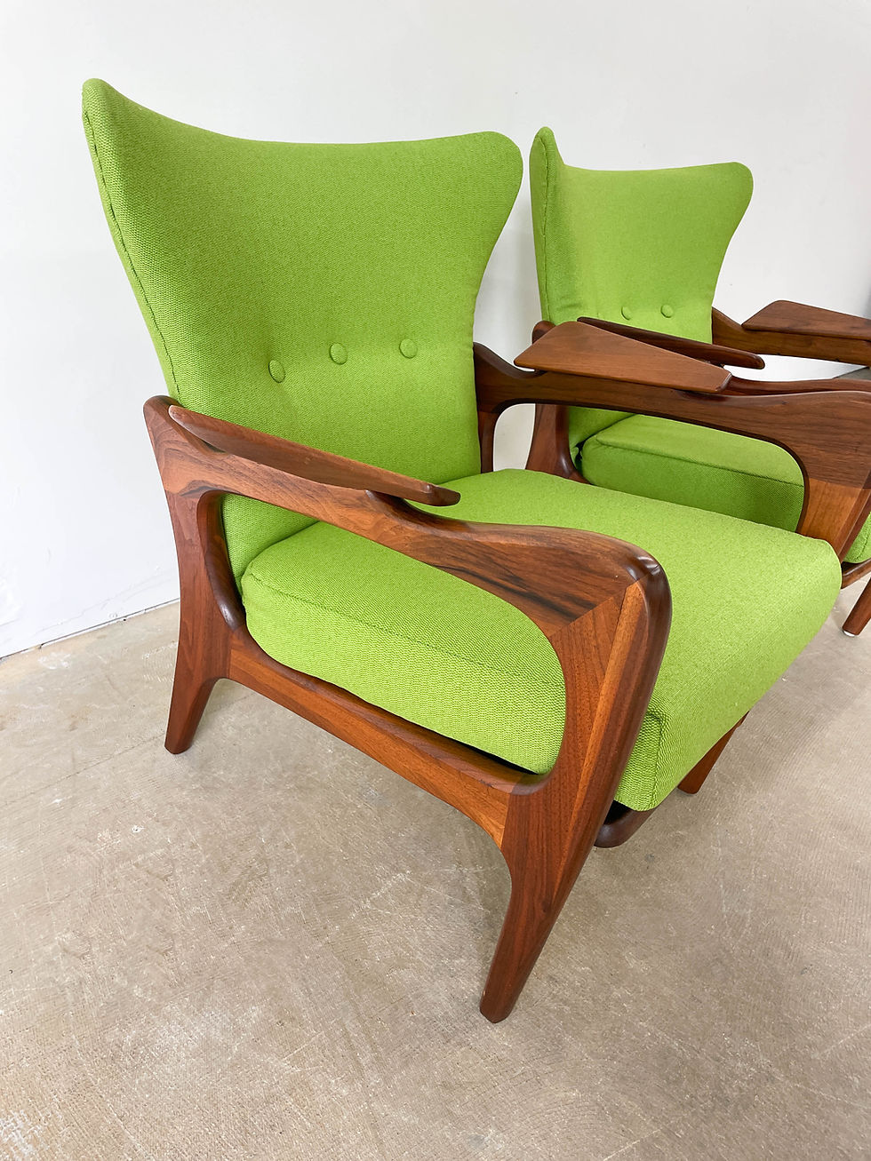 Thumbnail: Pair of Adrian Pearsall 2291-C chairs