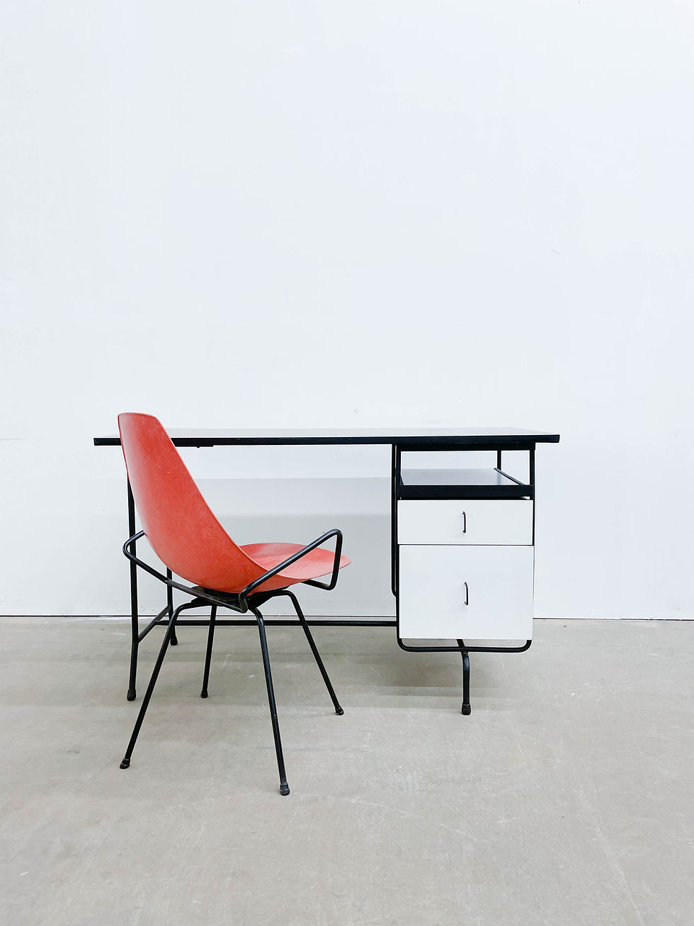 Thumbnail: Rare Mel Abitz Desk and Swivel Chair for Scope Inc.