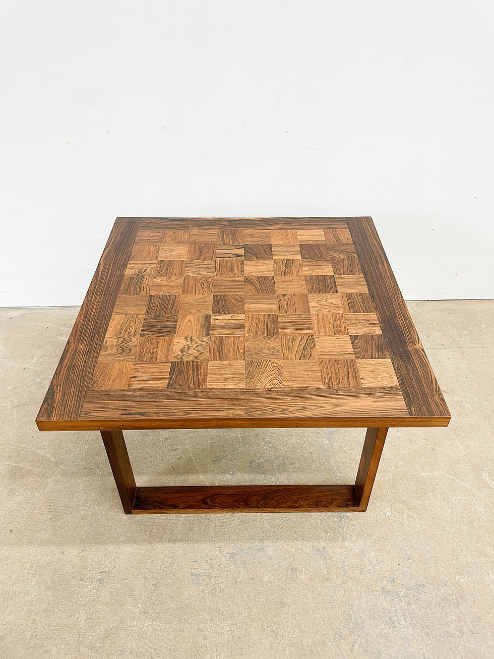 Thumbnail: Poul Cadovius Rosewood checkerboard side table 1968