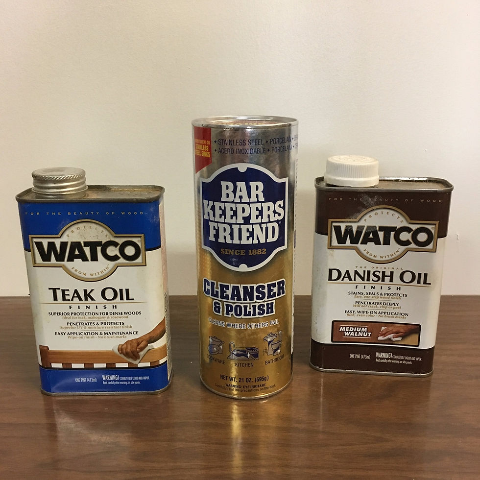 remove water stain from wood