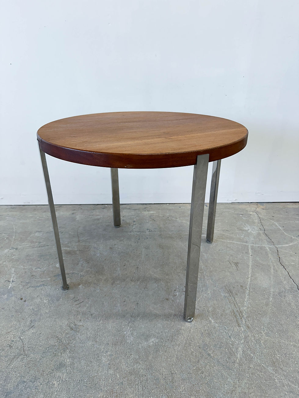 Thumbnail: Harvey Probber Architectural Line Chrome bar side table