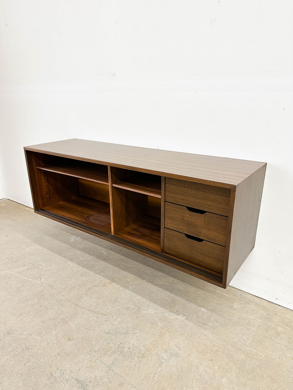 Thumbnail: Mel Smilow Walnut Floating Credenza