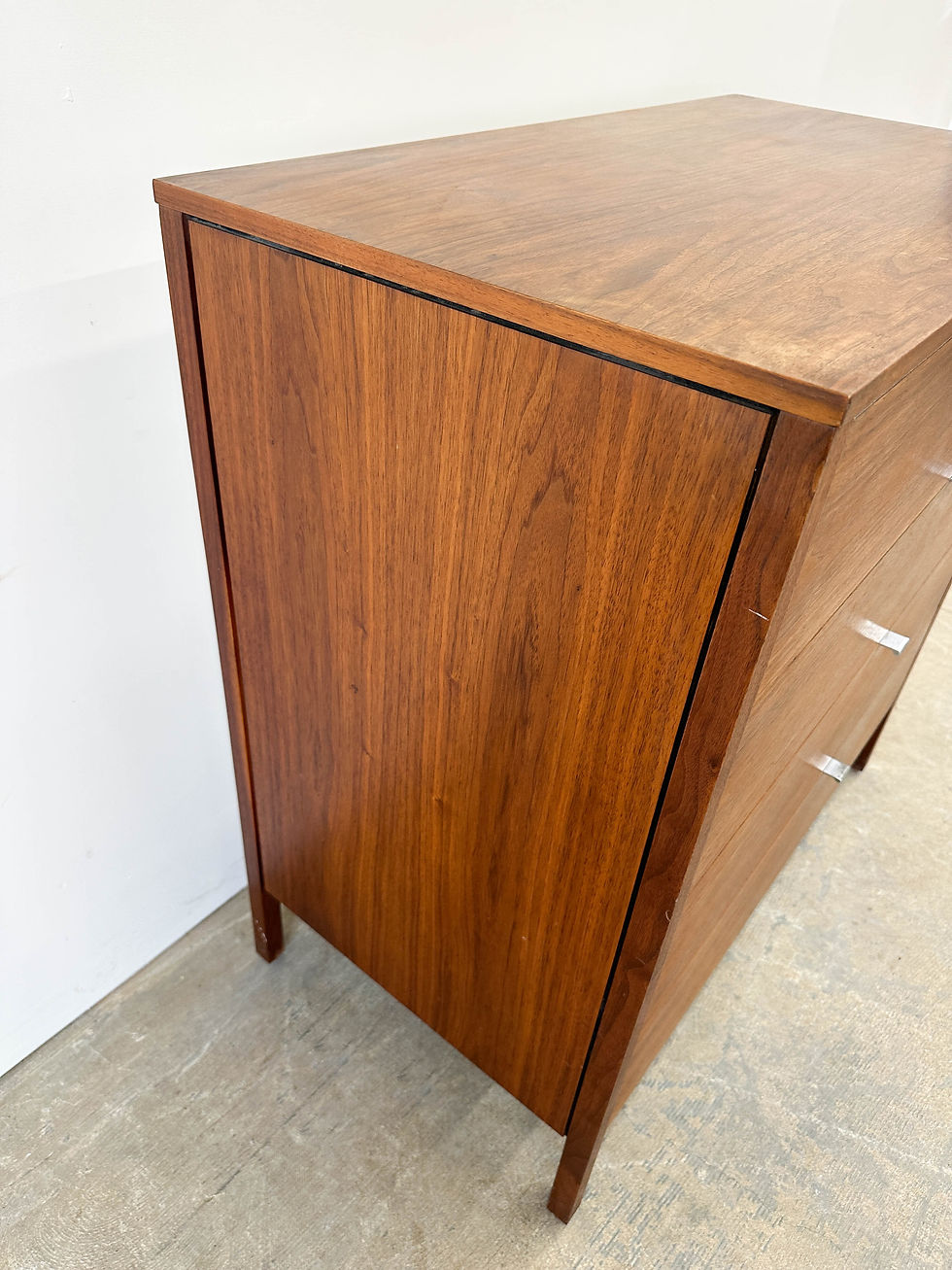 Thumbnail: Florence Knoll Tall Walnut Dresser