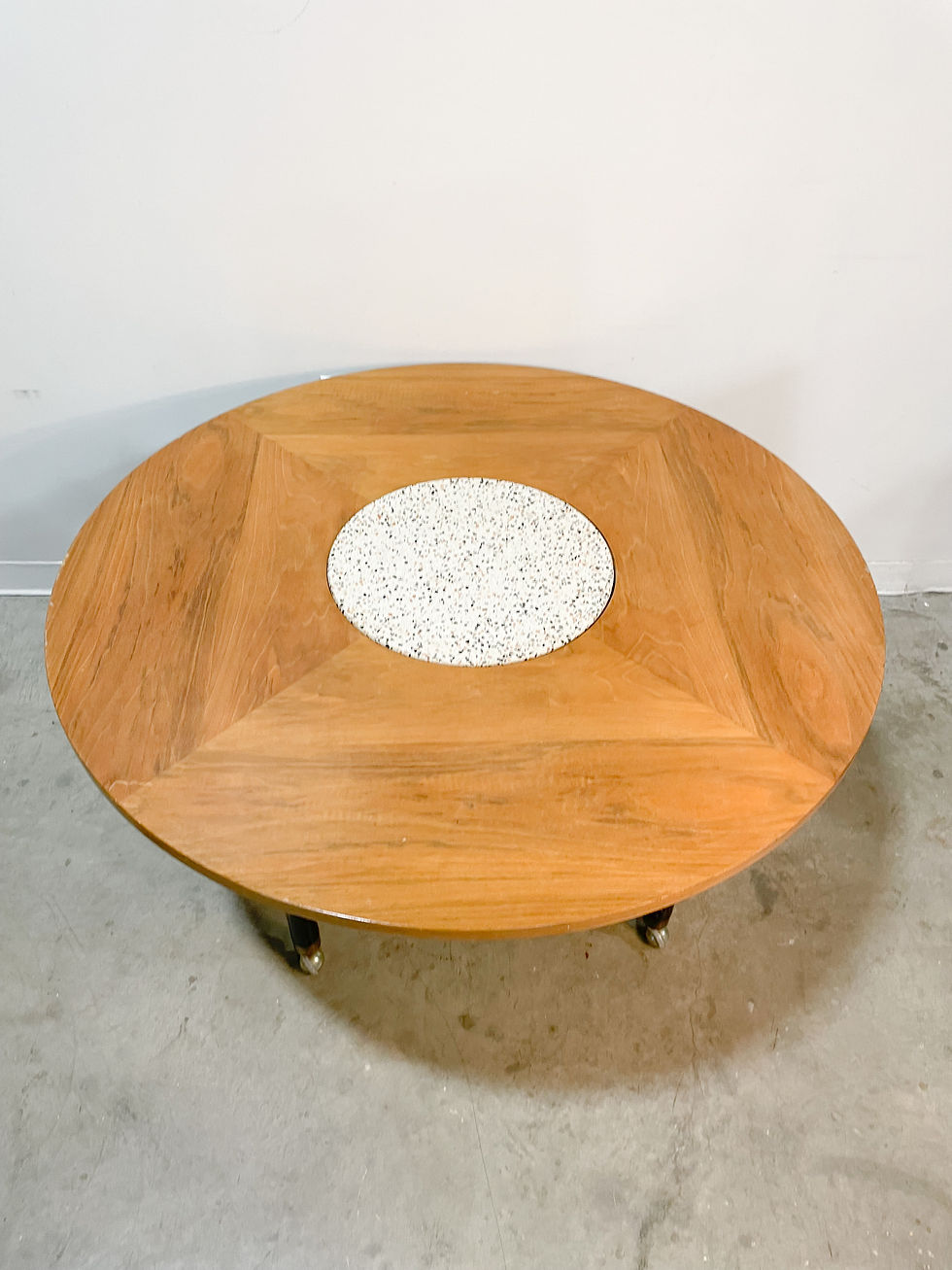 Thumbnail: Walnut and  Terrazzo Game table by American of Martinsvile