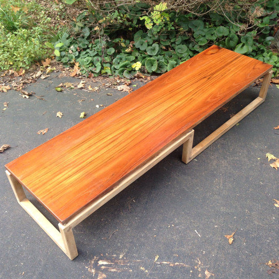 Thumbnail: mid century coffee table, michael taylor table, baker furniture