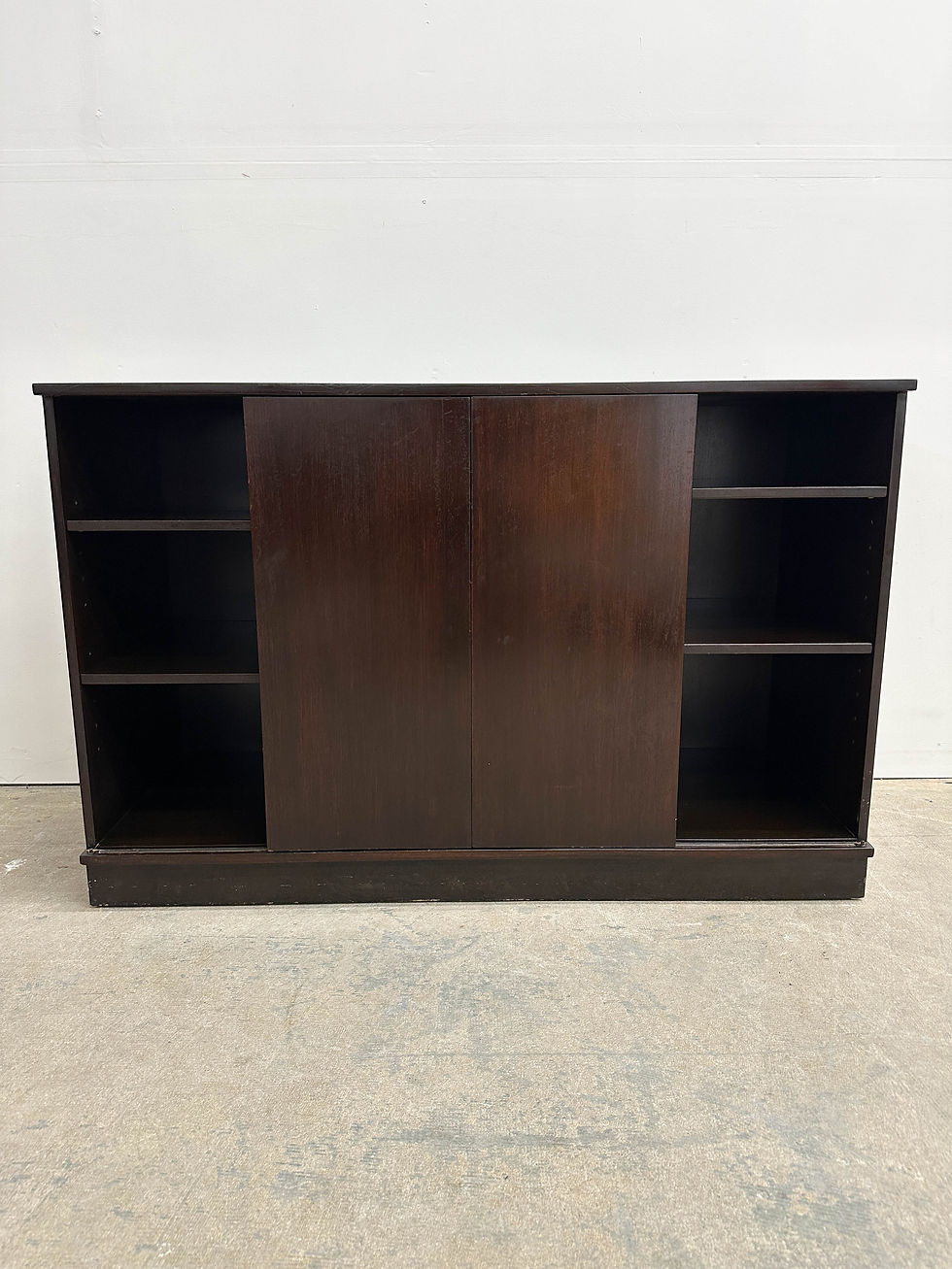 Thumbnail: Edward Wormley buffet and wall cabinet for Dunbar