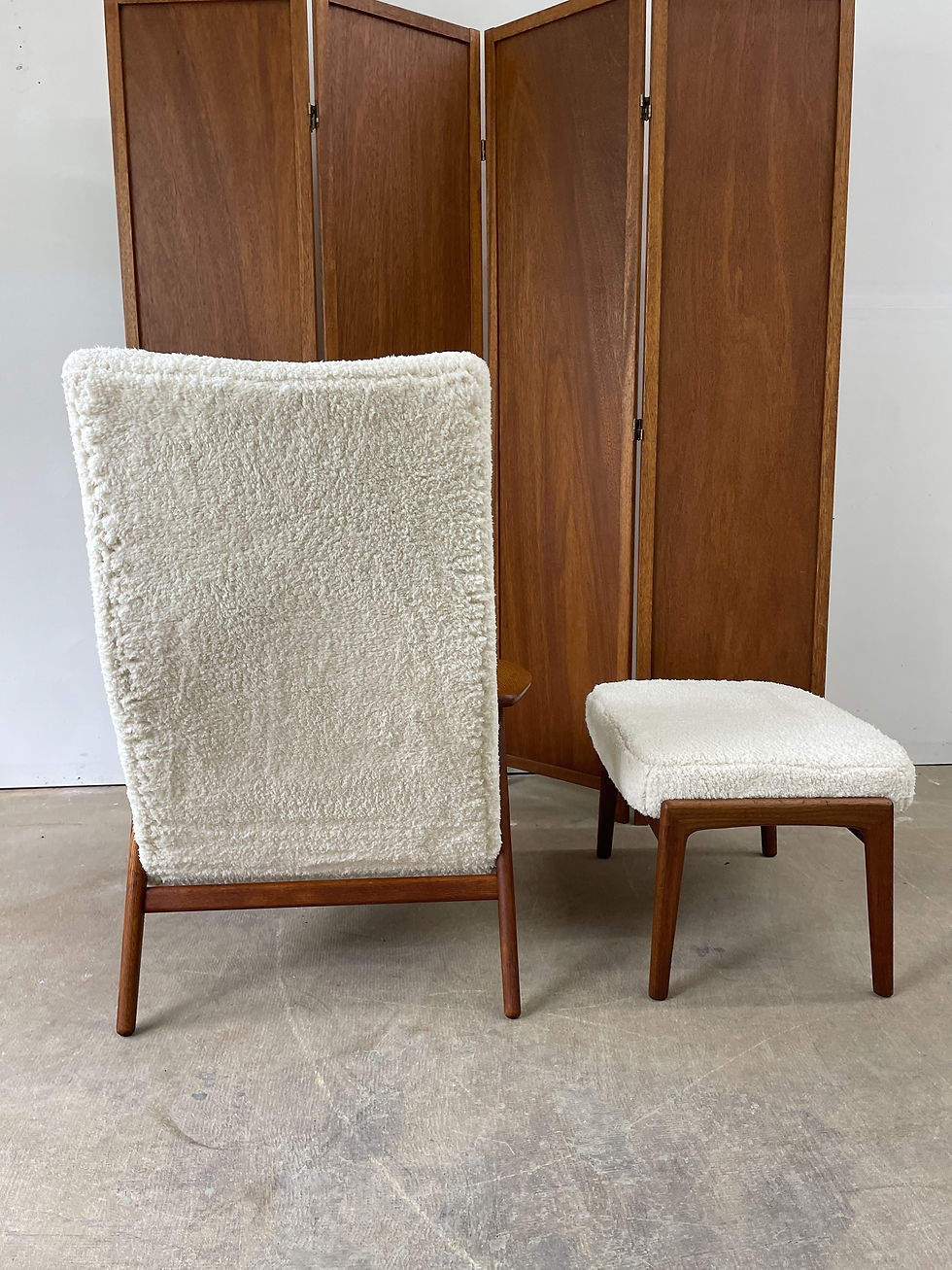 Thumbnail: Yngve Ekstrom Ruster Chair and Ottoman