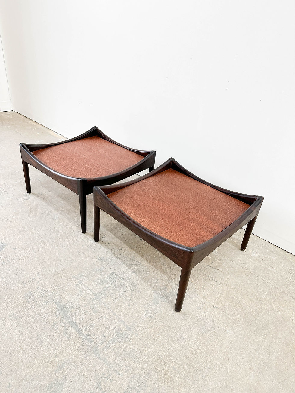 Thumbnail: Kristian Vedel Rosewood Modus Tables Pair