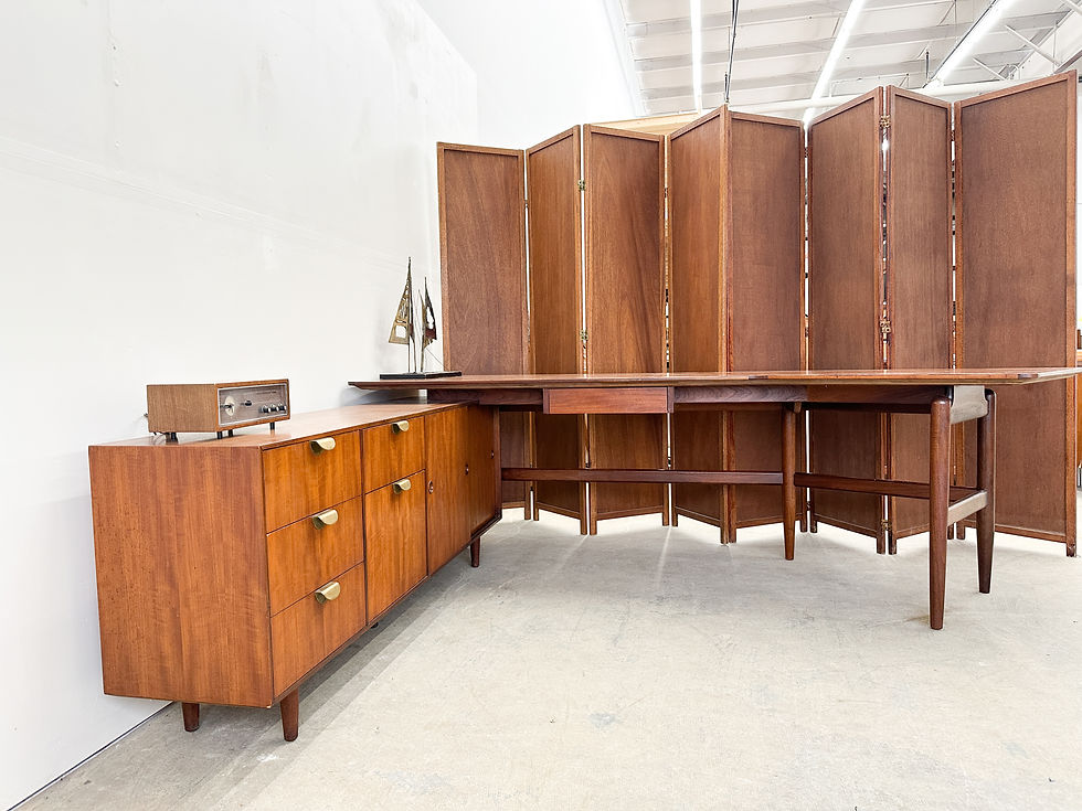 Thumbnail: Finn Juhl Teak Desk and credenza for Baker Furniture