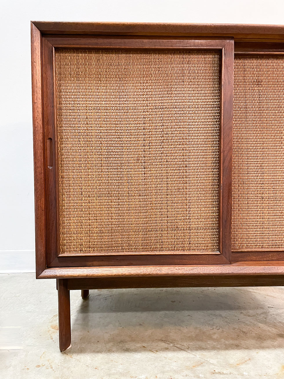 Thumbnail: Walnut and Cane cabinet