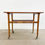 Thumbnail: Danish Modern Tea Cart with Cane Shelf
