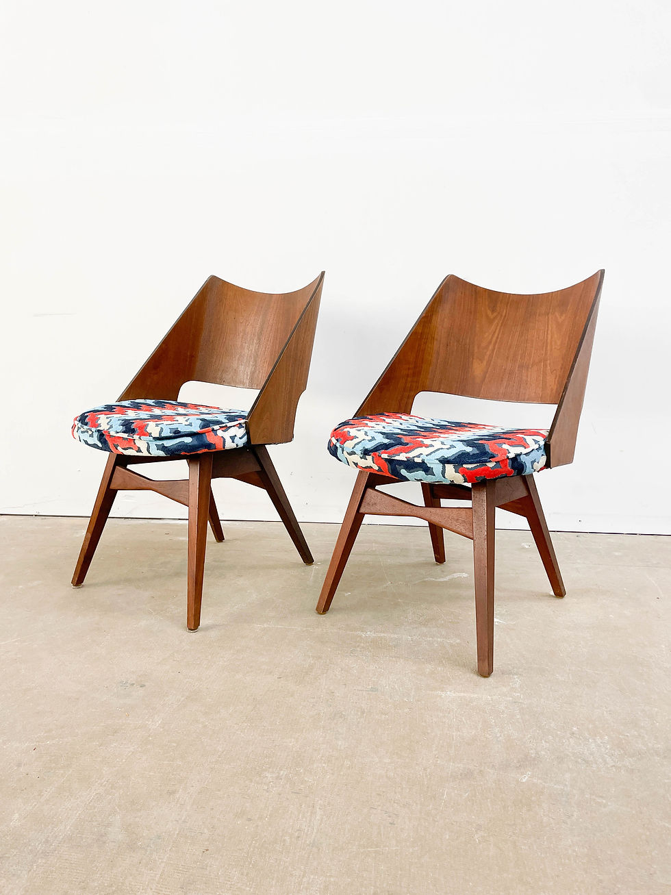 Thumbnail: Mel Abitz Walnut Dining Chairs for Galloways, Set of 6
