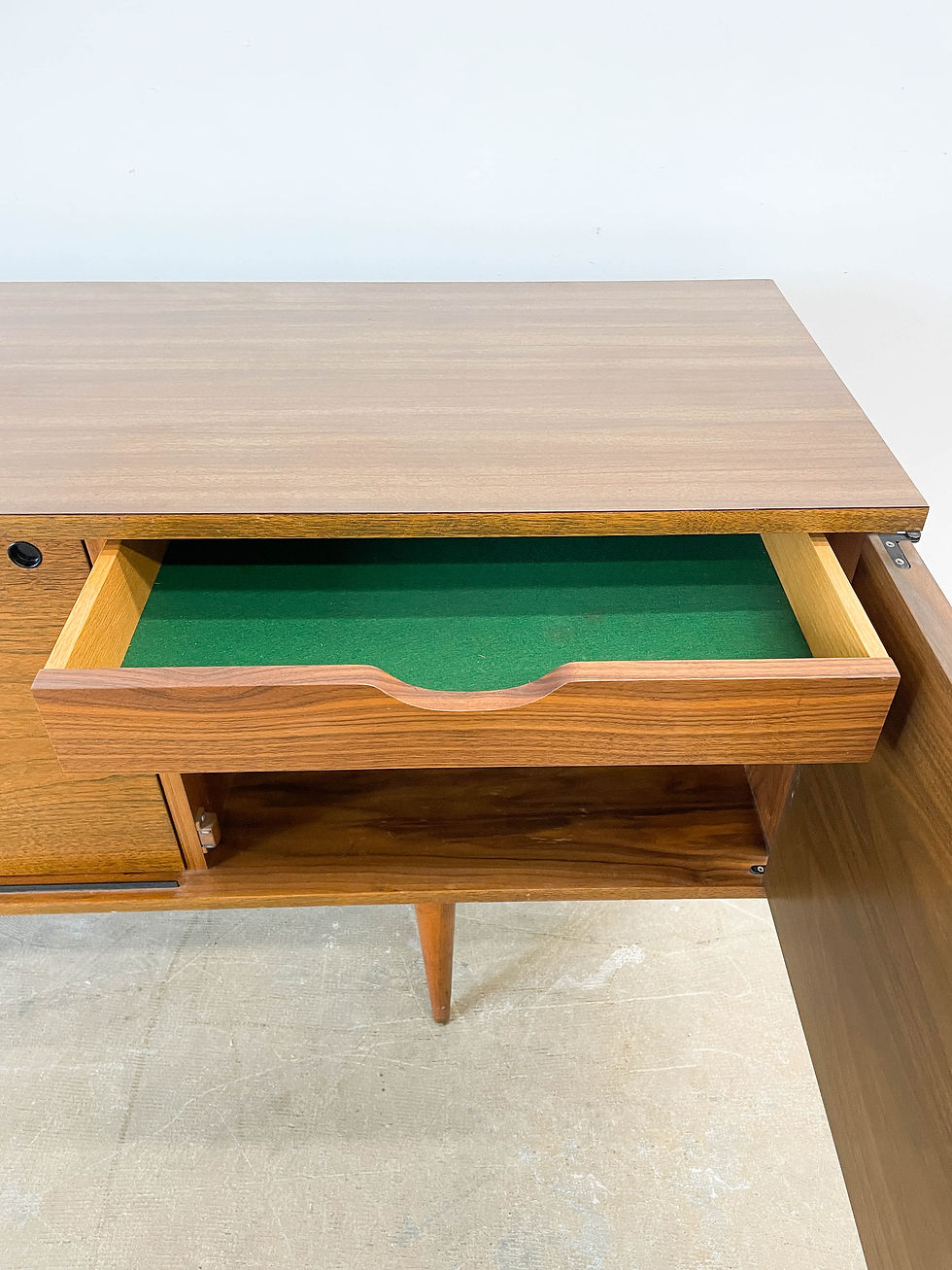 Thumbnail: Mel Smilow Large Walnut Credenza