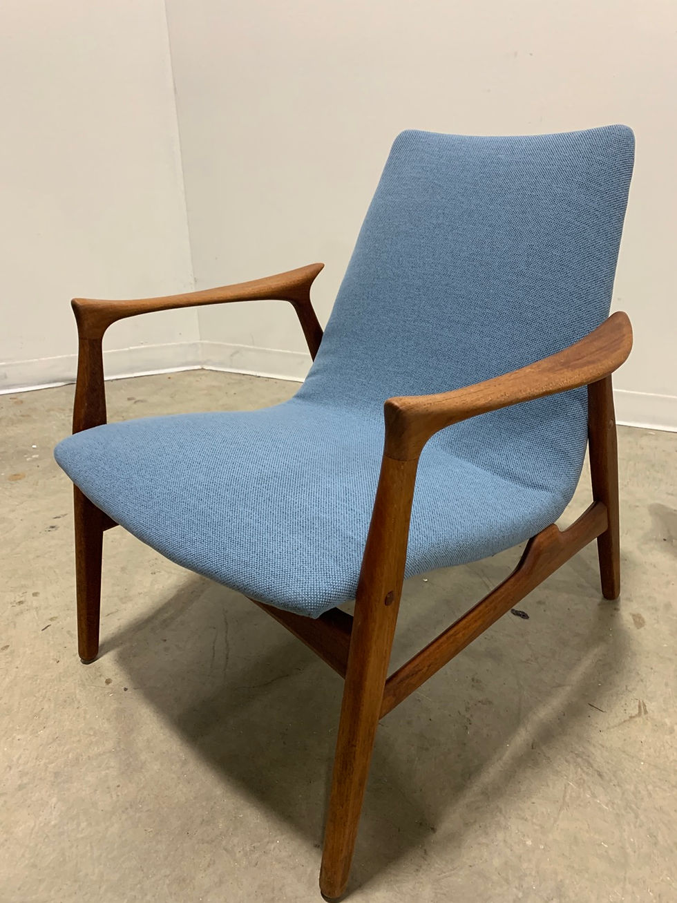 Thumbnail: Arne Hovmand Olsen Danish Modern teak lounge chair