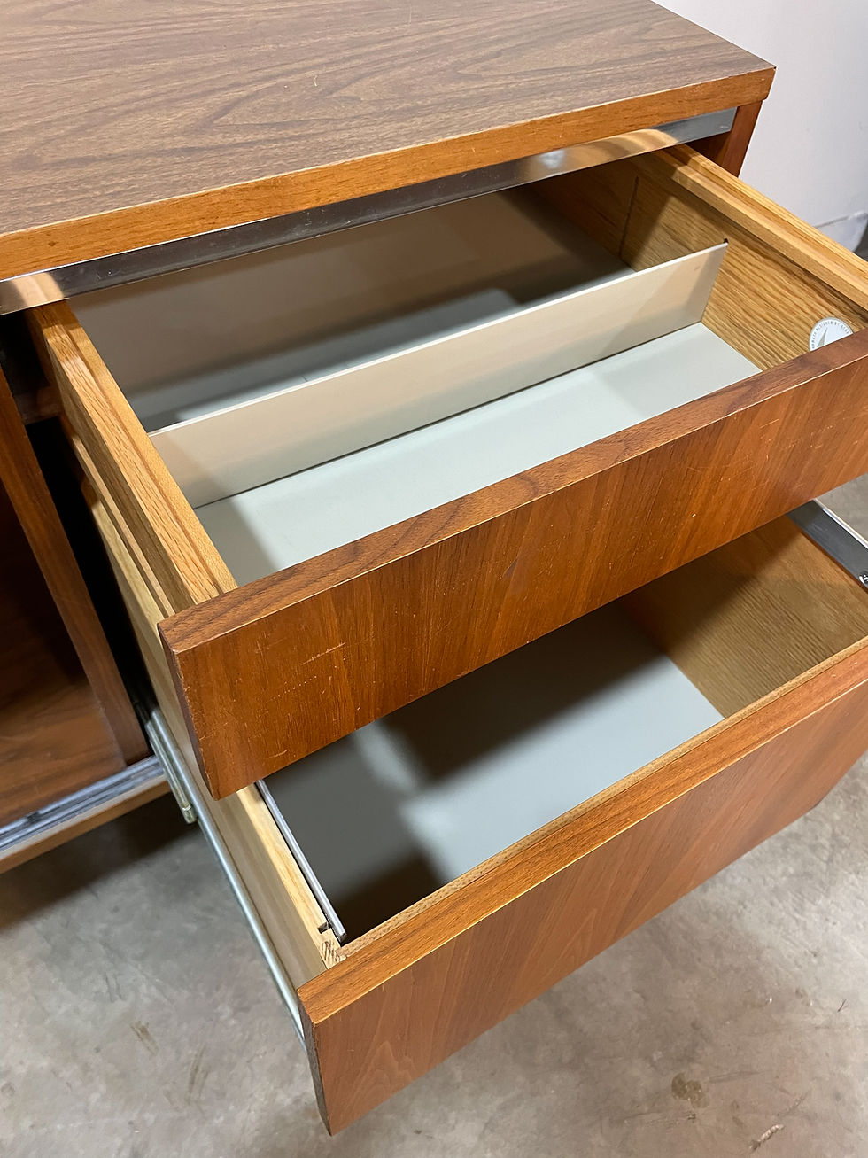 Thumbnail: George Nelson 1960s Walnut EOG Credenza by Herman Miller